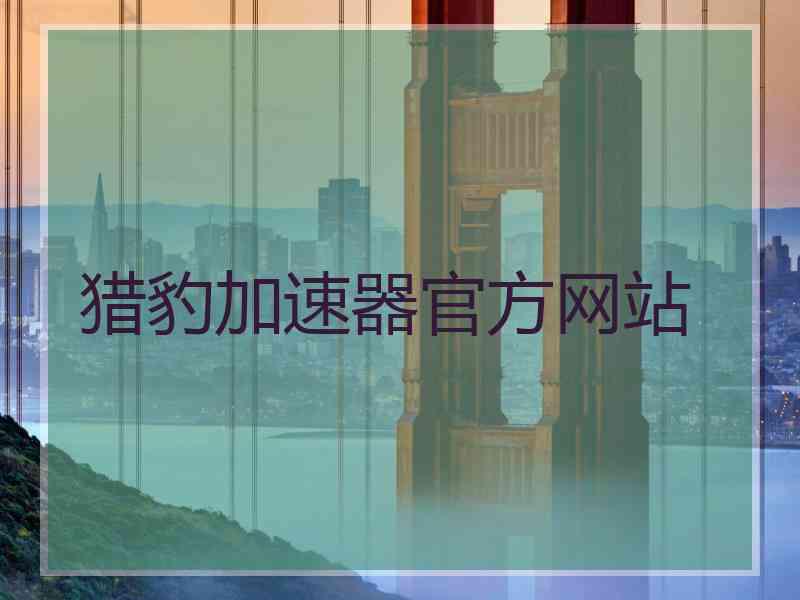 猎豹加速器官方网站