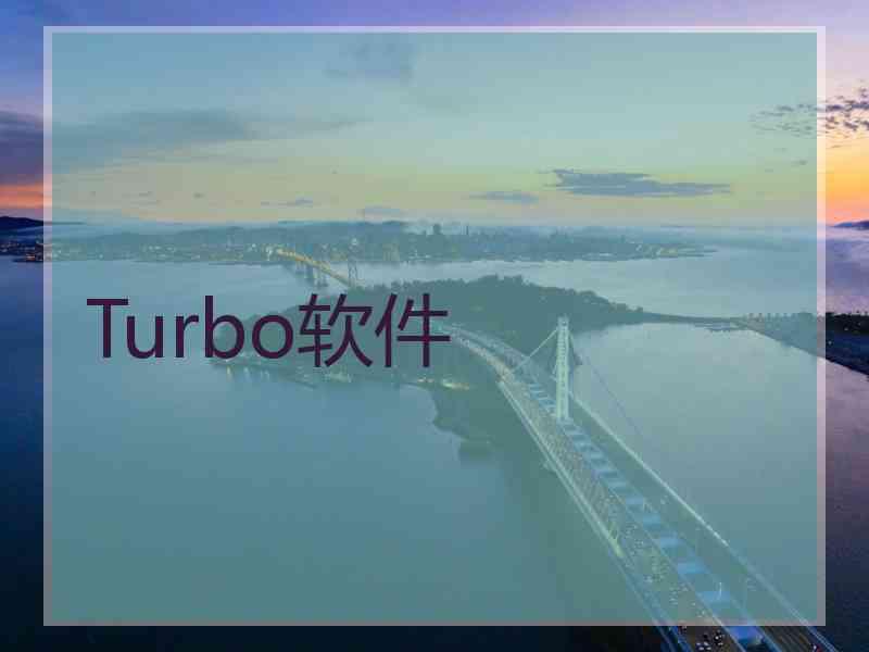 Turbo软件