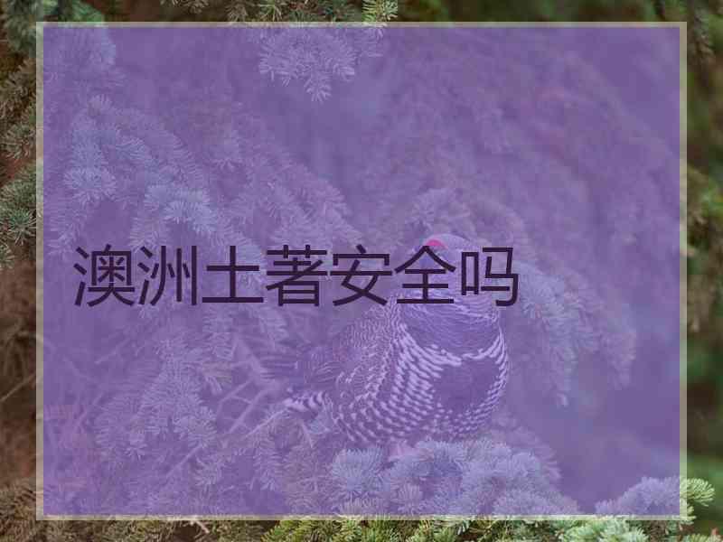 澳洲土著安全吗