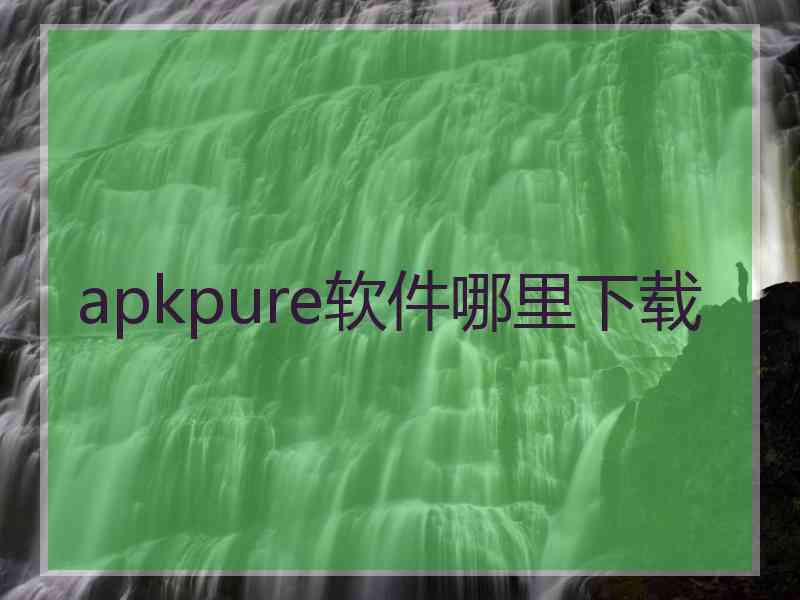 apkpure软件哪里下载