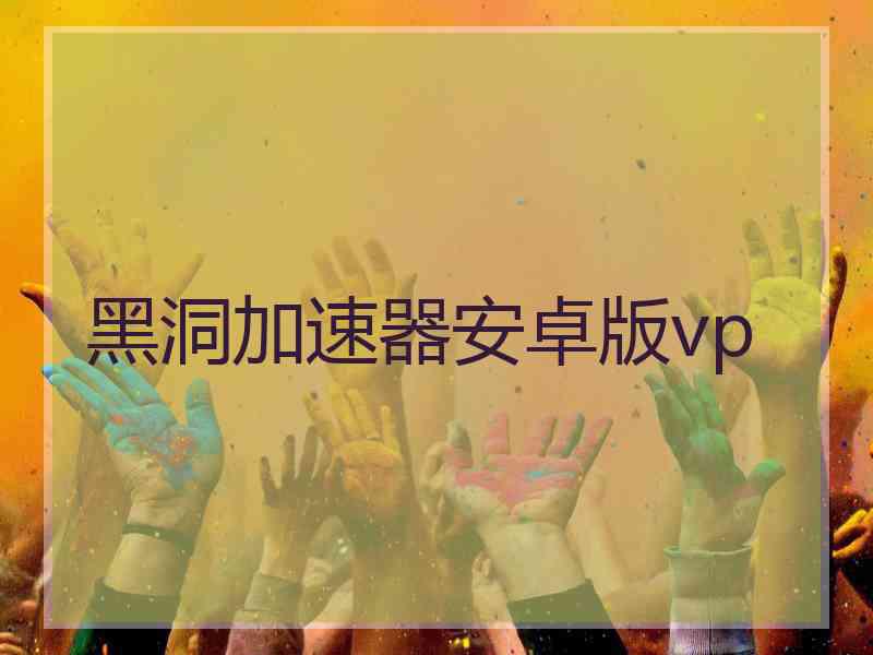 黑洞加速器安卓版vp