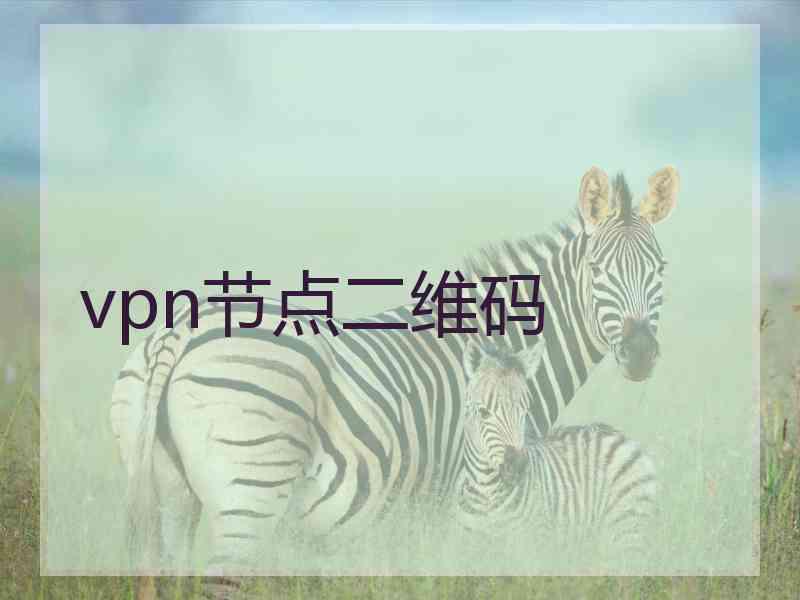 vpn节点二维码