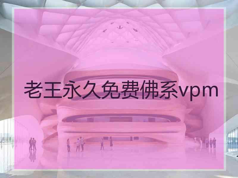 老王永久免费佛系vpm