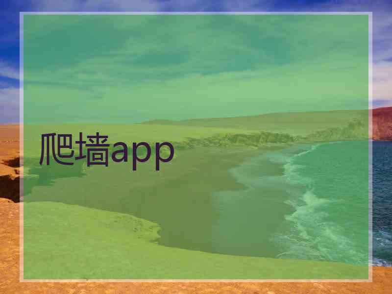 爬墙app