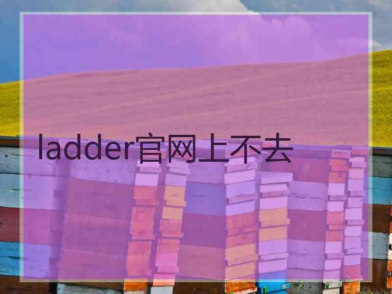 ladder官网上不去